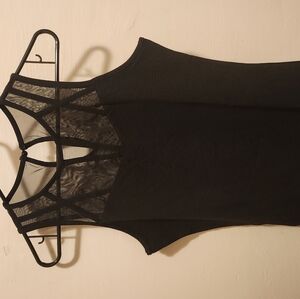 Black Sleeveless Tank Top